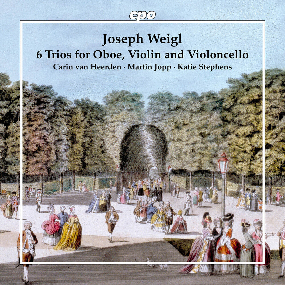the album cover for Weigl / Jopp / Stephens - 6 Trios For Oboe Violin & Violoncello