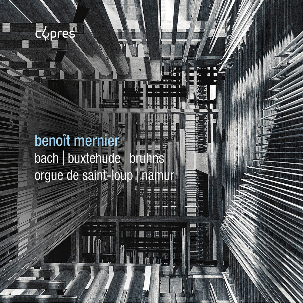 the album cover for J Bach .S. / Bruhns / Mernier - J.S. Bach Buxtehude & Bruhns