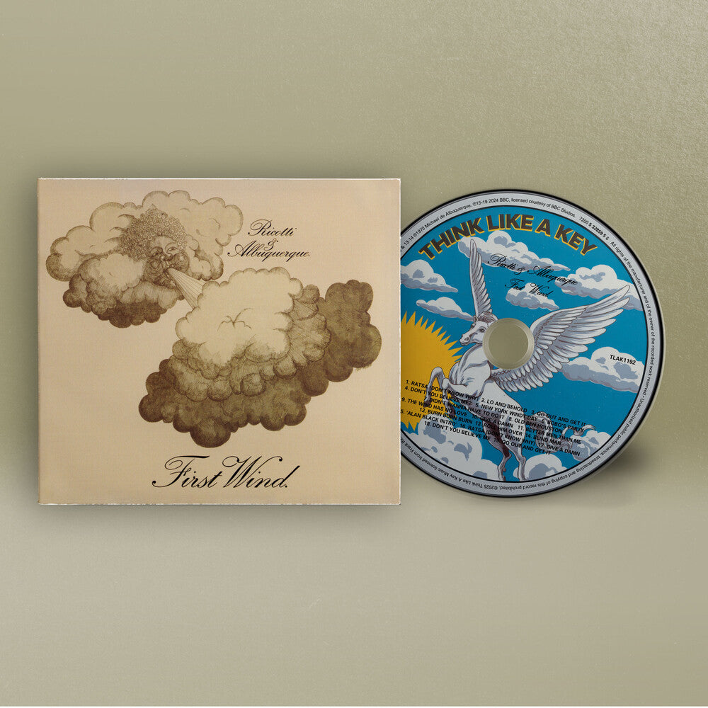 the album cover for Ricotti & Albuquerque - First Wind (2025 Remaster) [Remastered]