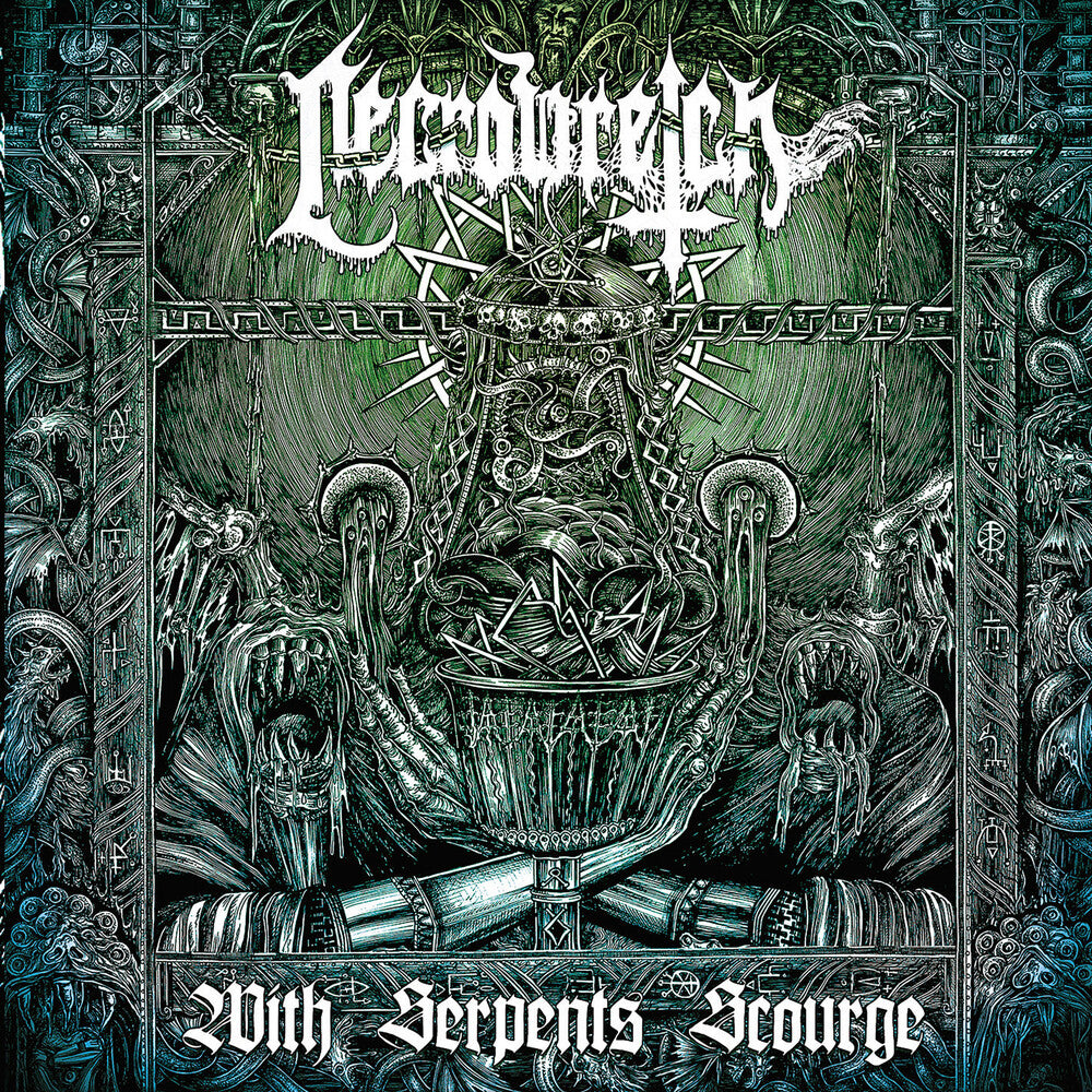 the album cover for Necrowretch - With Serpents Scourge