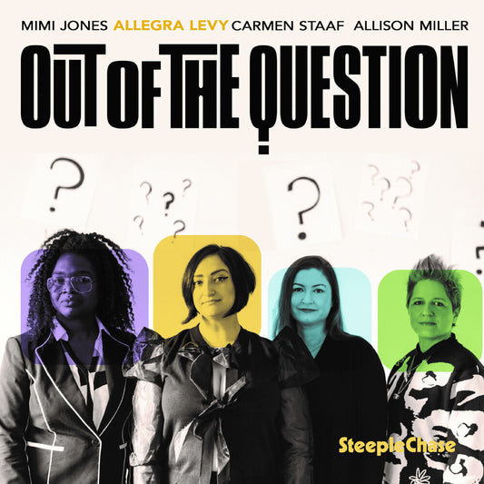 the album cover for Allegra Levy - Out Of The Question (Uk)