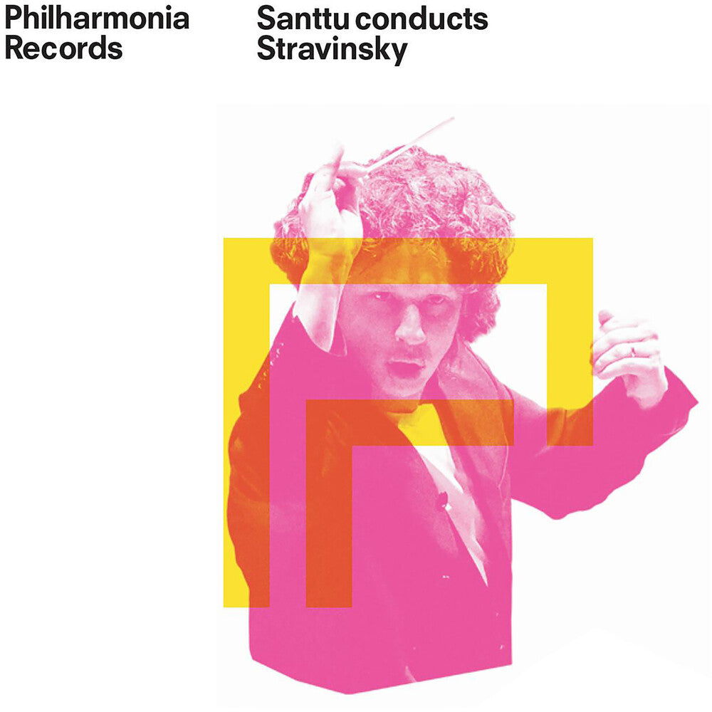 the album cover for Stravinsky / Philharmonia Orchestra - Petrushka (Complete Ballet, 1947 Version) Firebir