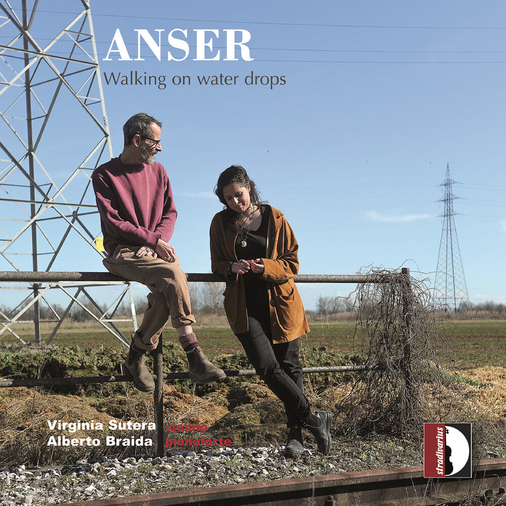 the album cover for Braida / Sutera - Anser - Walking On Water Drops