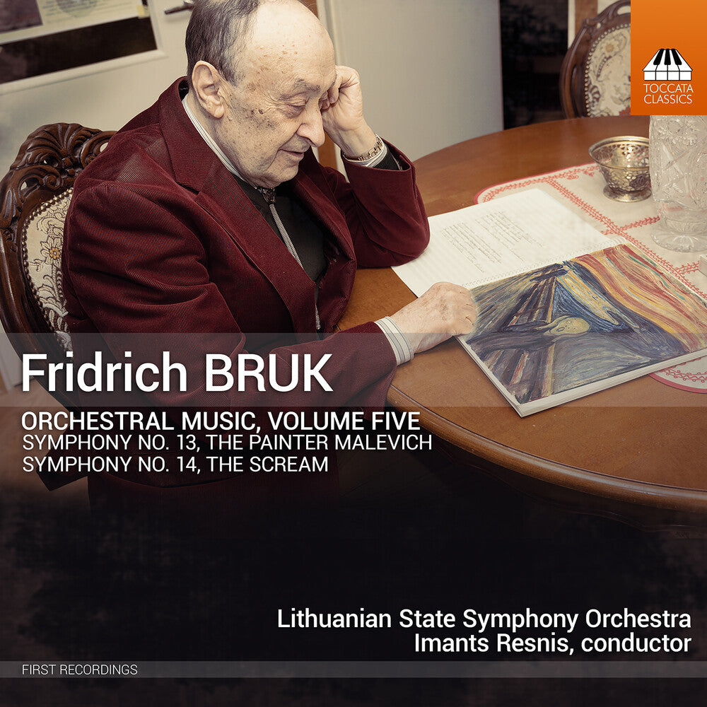 the album cover for Bruk / Lithuanian State Symphony Orchestra - Orchestral Music, Vol. 5