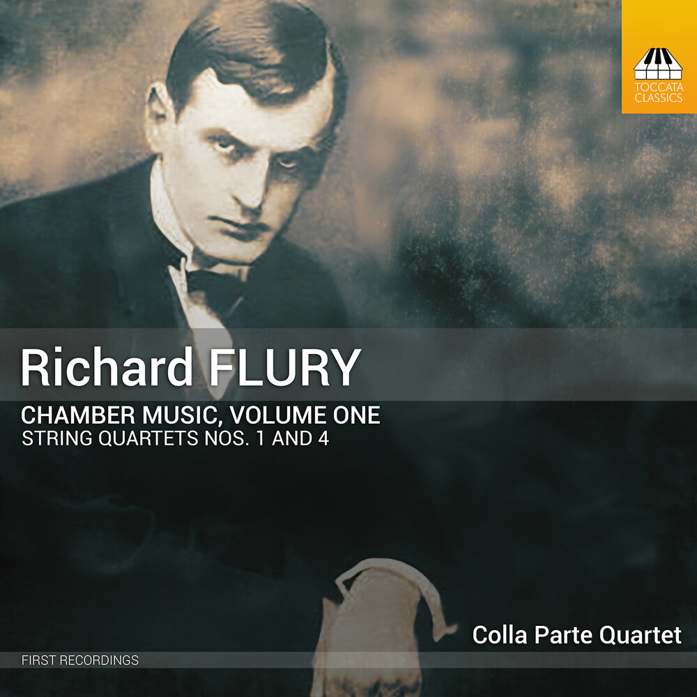 the album cover for Flury / Colla Parte Quartet - Chamber Music Vol. 1 - String Quartets Nos. 1 & 4