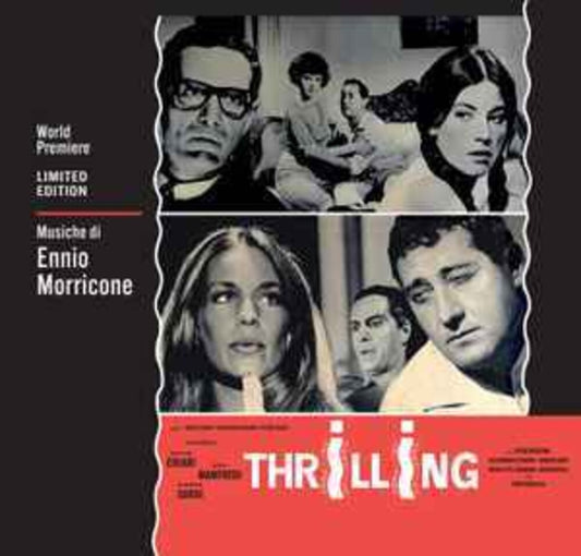 the album cover for Solisti & Orchestre Del Cinema Ital / Morricone - Thrilling (Second Edition) - O.S.T. (Ita)