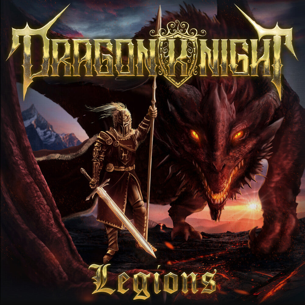 the album cover for Dragonknight - Legions