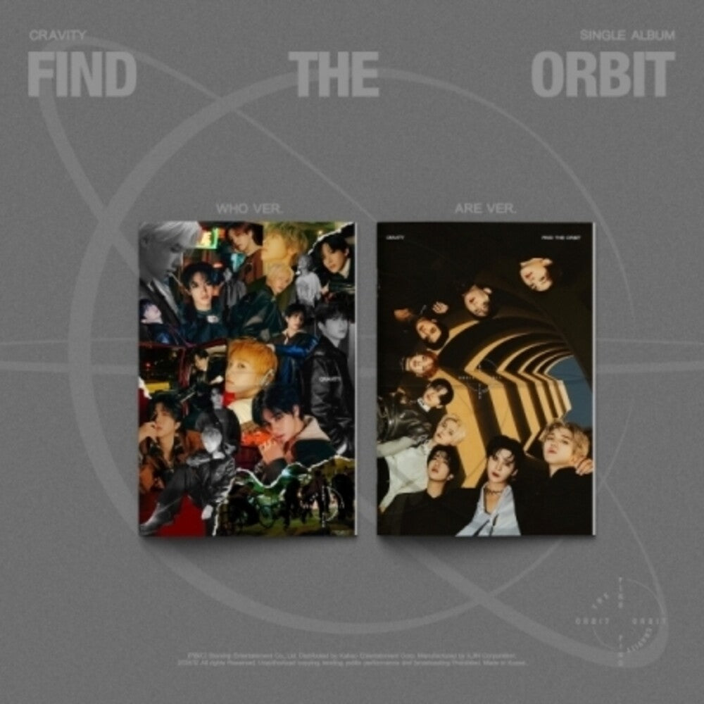 the album cover for Cravity - Find The Orbit (Phob) (Phot) (Asia)