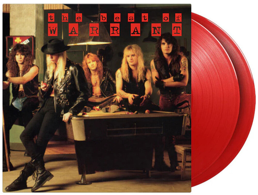 the album cover for Warrant - Best Of Warrant [Colored Vinyl] [Limited Edition] [180 Gram] (Red) (Hol)