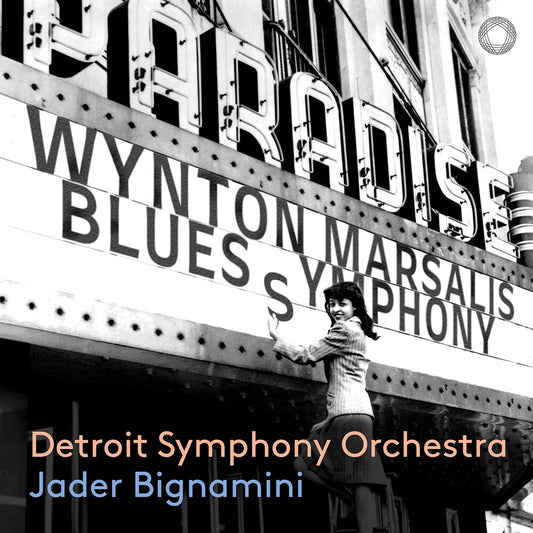 the album cover for Marsalis / Detroit Symphony Orchestra - Blues Symphony