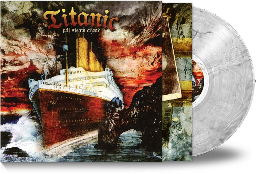 the album cover for Titanic - Full Steam Ahead - Smokestack Symphony [Colored Vinyl]