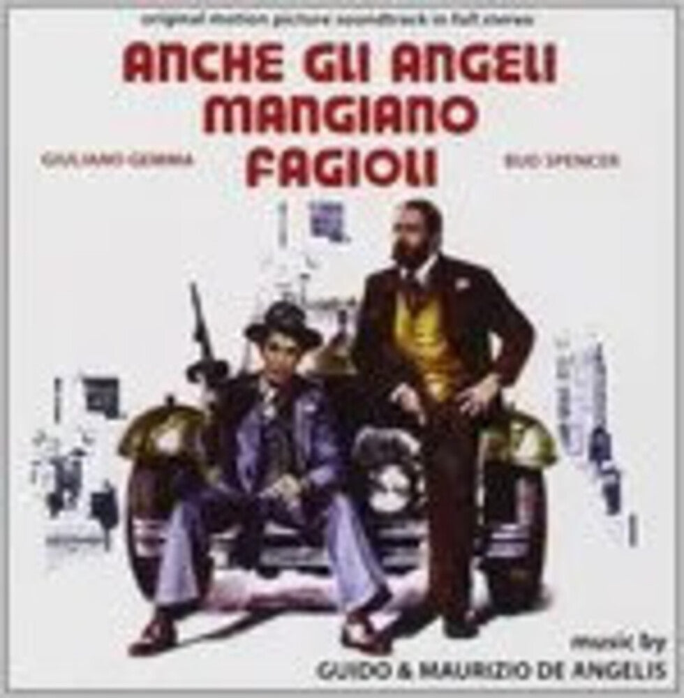 the album cover for De Guido Angelis  / De Angelis,Maurizio (Colv) - Anche Gli Angeli Mangiano Fagioli - O.S.T. [Colored Vinyl]