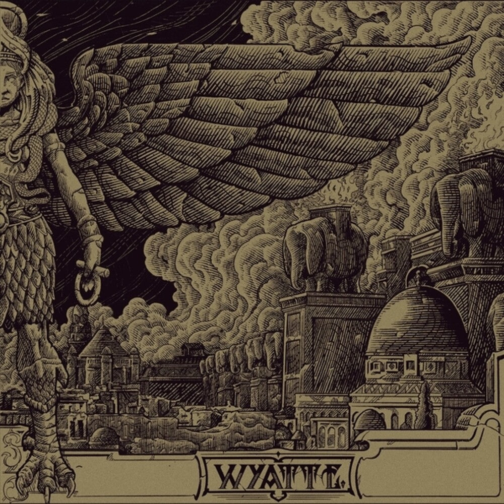 the album cover for Wyatt E - Zamaru Ultu Qereb Ziqquratu Part 1 [Colored Vinyl] (Gol)