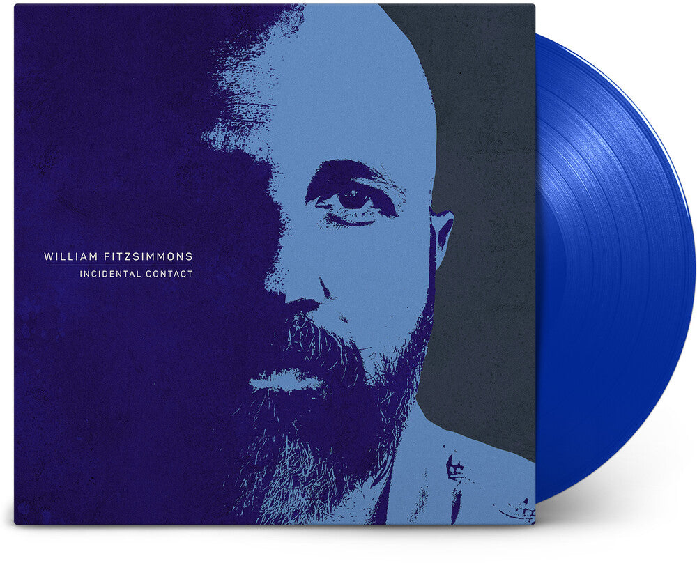 the album cover for William Fitzsimmons - Incidental Contact [Colored Vinyl] (Ofgv) (Rybl)
