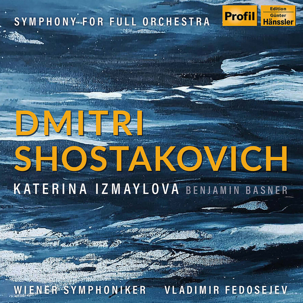 the album cover for Shostakovich / Zwiauer / Wiener Symphoniker - Katerina Izmaylova - Live Recording Of The