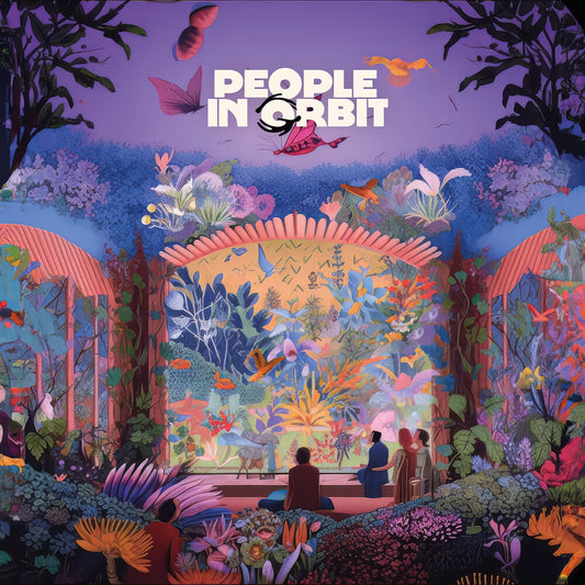 the album cover for Adam Sass  / People In Orbit - Close/Away