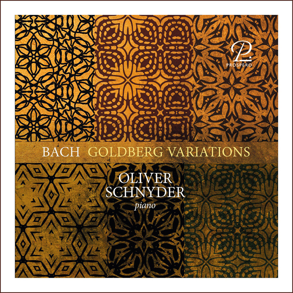 the album cover for J Bach .S. / Grieg / Schnyder - Goldberg Variations