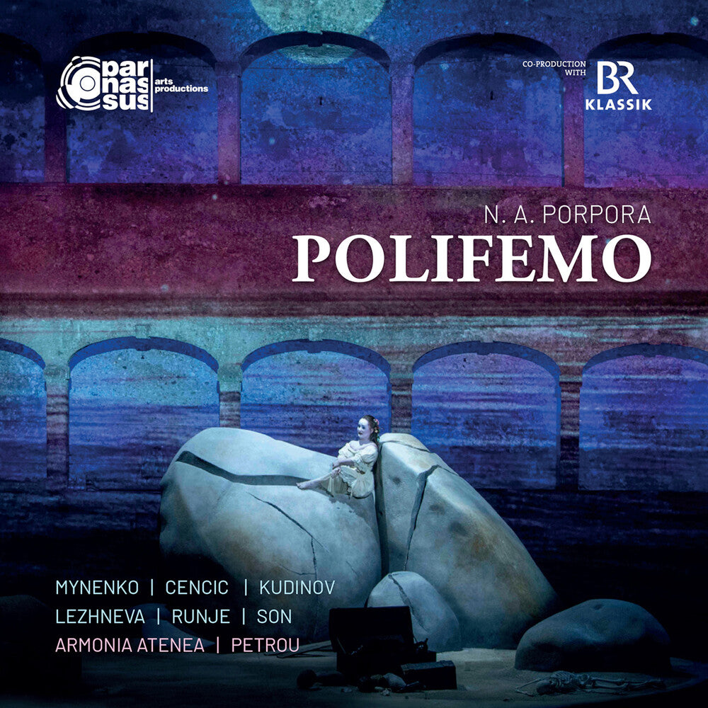 the album cover for Porpora / Cencic / Mynenko - Polifemo