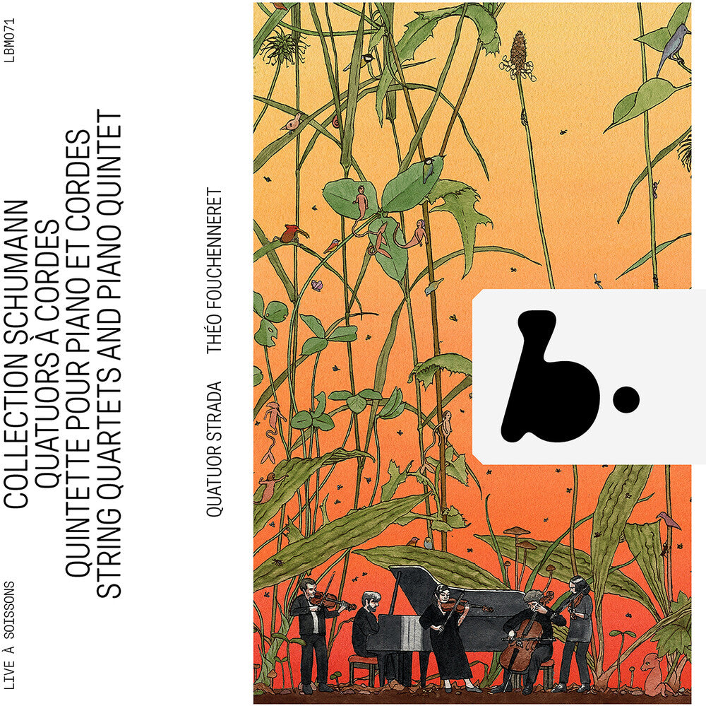 the album cover for Schumann / Fouchenneret / Quatuor Strada - Schumann Collection - String Quartets & Piano