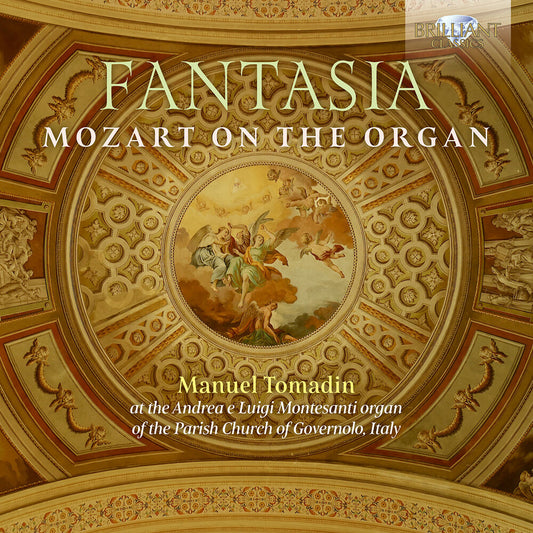 the album cover for Mozart / Tomadin - Fantasia - Mozart On The Organ