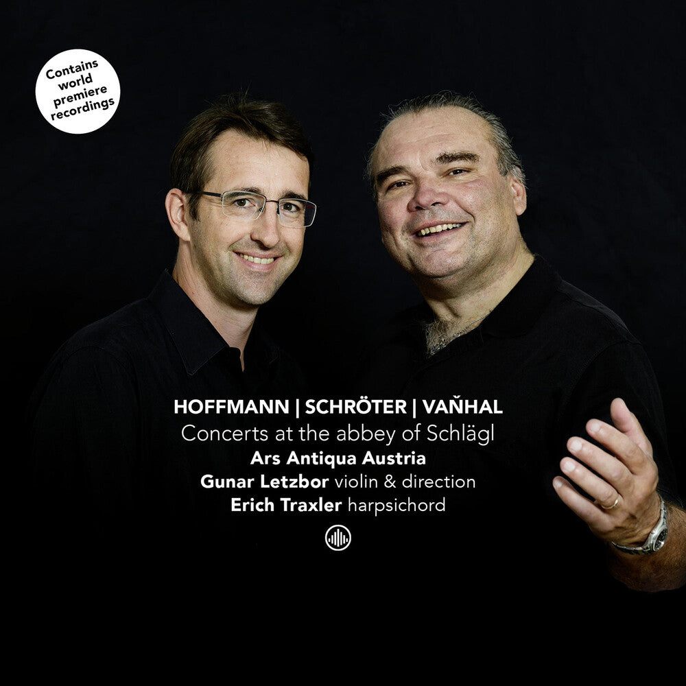 the album cover for Hoffmann / Steffan / Schroter / Traxler - Concerts At The Abbey Of Schlagl