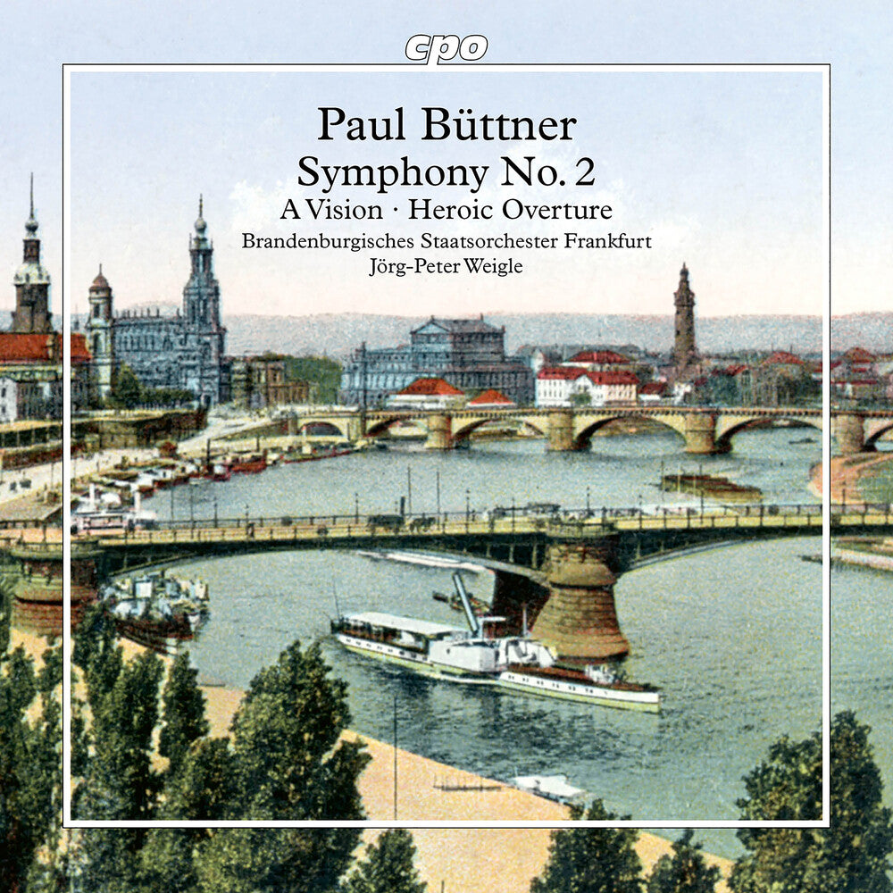 the album cover for Buttner / Brandenburgisches Staatsorchester Frank - Symphony No. 2 A Vision Heroic Overture