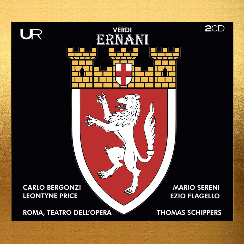 the album cover for Verdi / Bergonzi / Shippers - Ernani