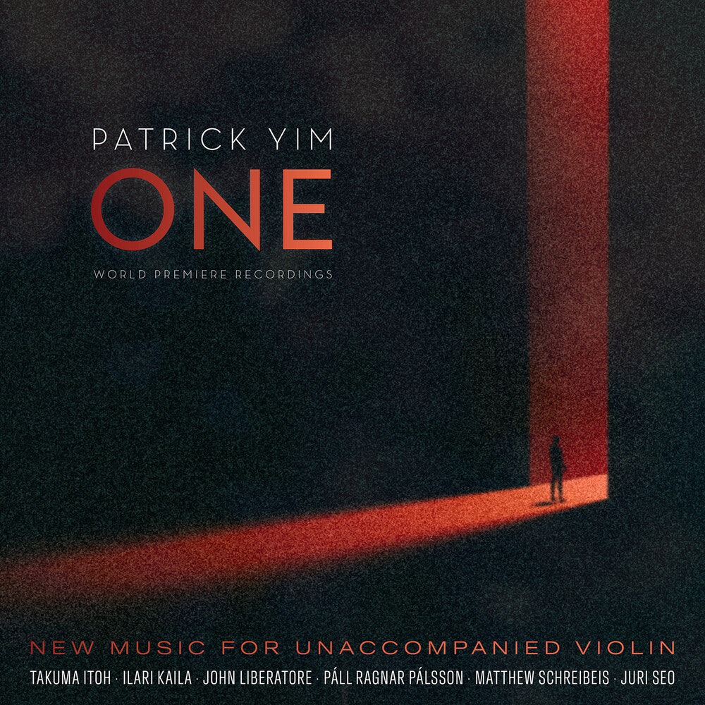 the album cover for Itoh / Liberatore / Yim - One - New Music For Unaccompanied Violin
