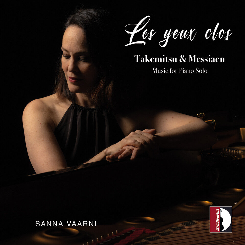 the album cover for Messiaen / Takemitsu / Vaarni - Les Yeux Clos