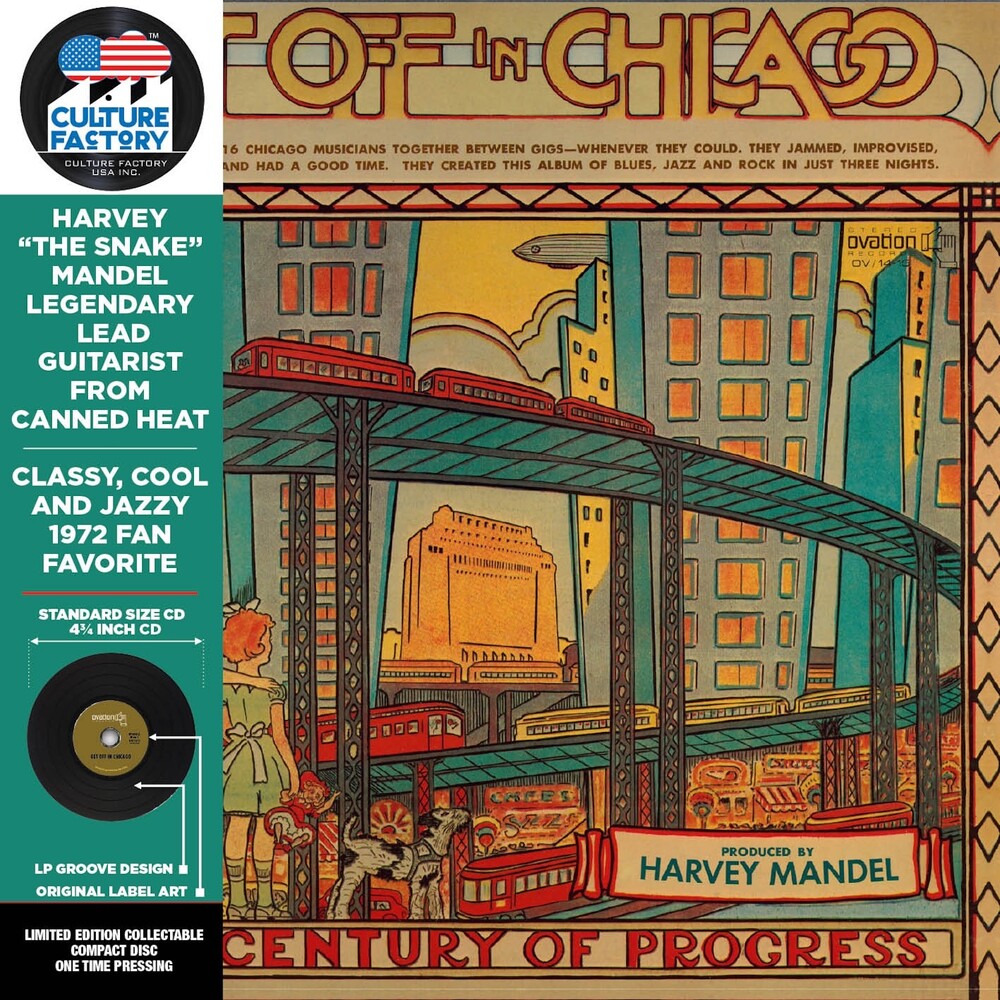 the album cover for Harvey Mandel - Get Off In Chicago (Clcb) [Deluxe] [Limited Edition] (Coll)