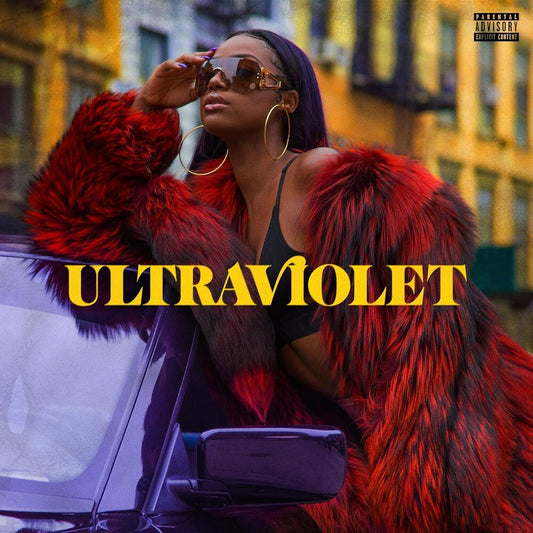 the album cover for Justine Skye - Ultraviolet