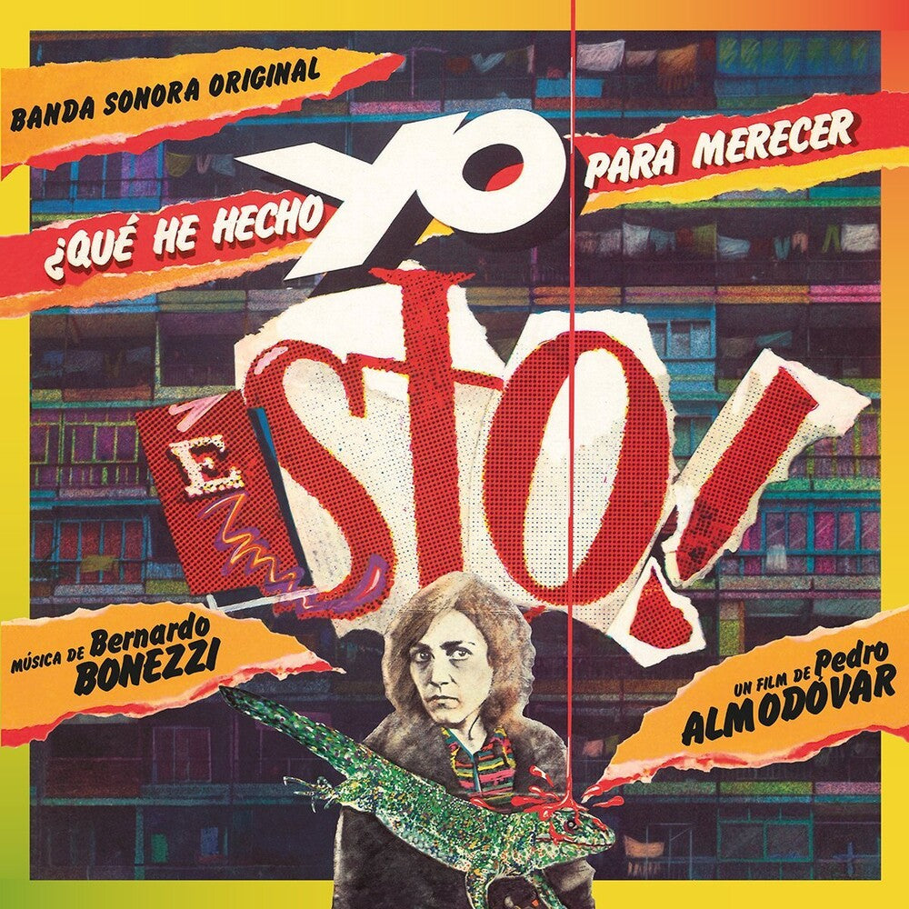 the album cover for Bernardo Bonezzi  (Colv) (Grn) (Ita) - Que He Hecho Yo Para Merecer Esto - O.S.T. [Colored Vinyl]