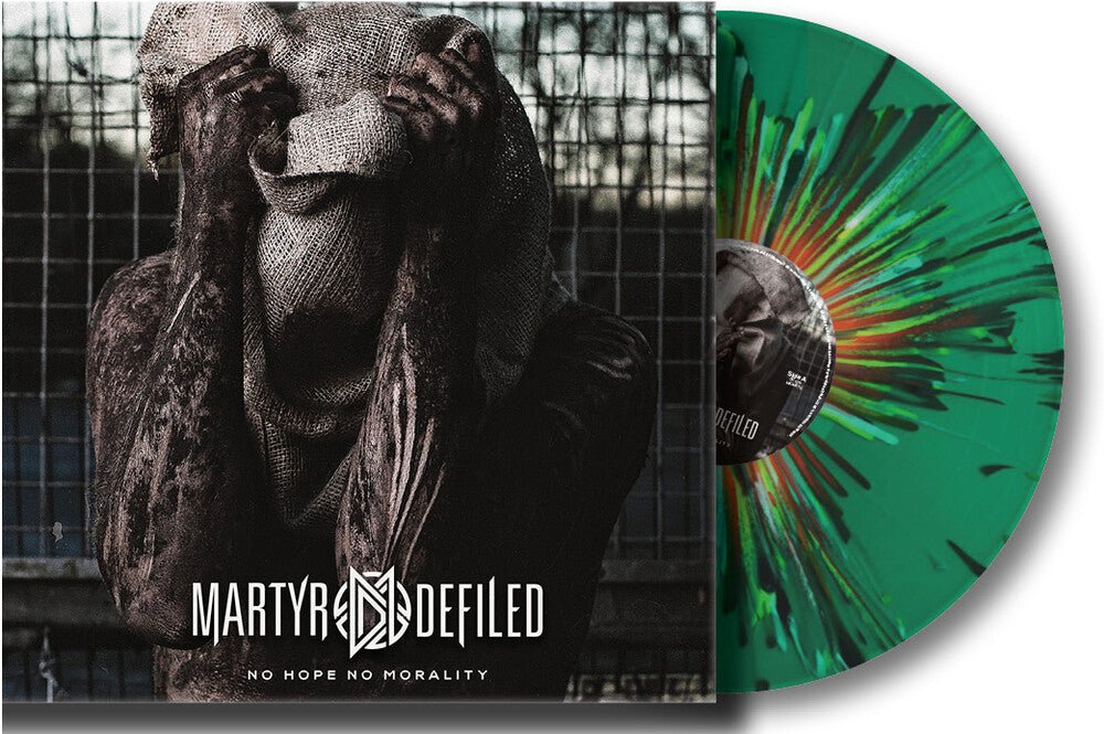 the album cover for Martyr Defiled - No Hope No Morality - Limited Edition [Colored Vinyl] (Grn)