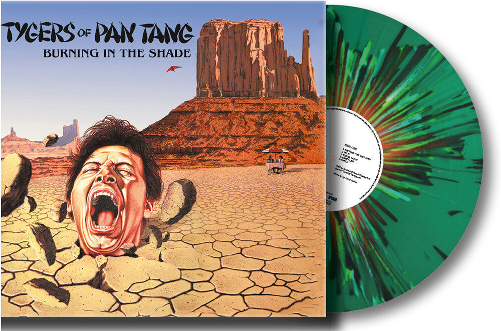 the album cover for Tygers Of Pan Tang - Burning In The Shade - Limited Edition [Colored Vinyl]