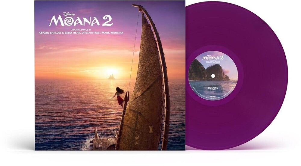 the album cover for Moana 2 - O.S.T. (Colv) (Viol) (Uk) - Moana 2 - O.S.T. [Colored Vinyl] (Viol) (Uk)