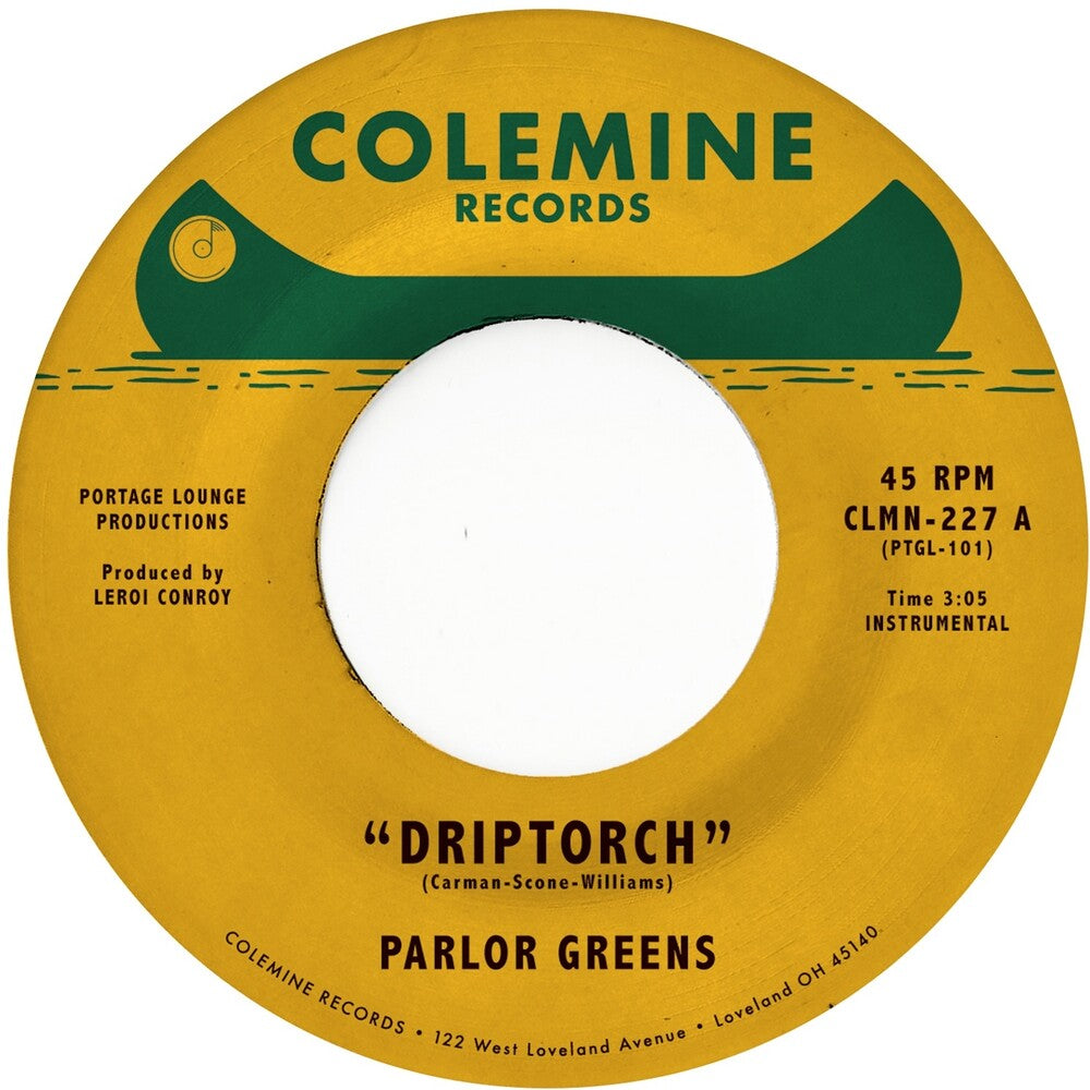 the album cover for Parlor Greens - Driptorch / 200 Dollar Blues