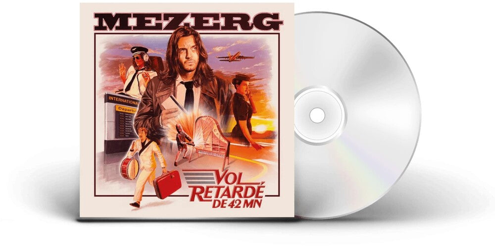 the album cover for MEZERG - Vol Retarde De 42 Mn