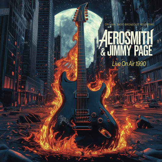 the album cover for Aerosmith Page  Jimmy - Live On Air 1990