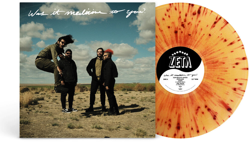the album cover for Zeta - Was It Medicine To You? [Clear Vinyl] (Red) (Tan) (Spla)