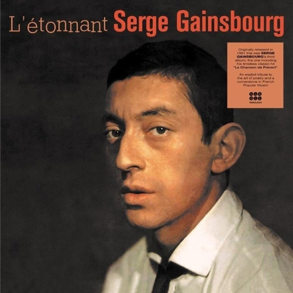 the album cover for Serge Gainsbourg - L'etonnant