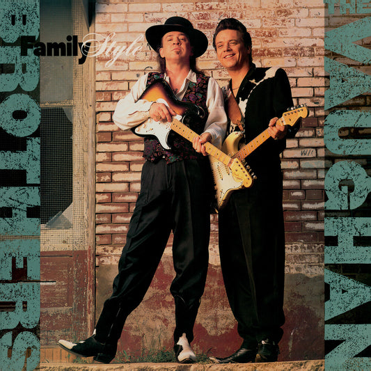 the album cover for VAUGHAN BROTHERS - Family Style (Hol)