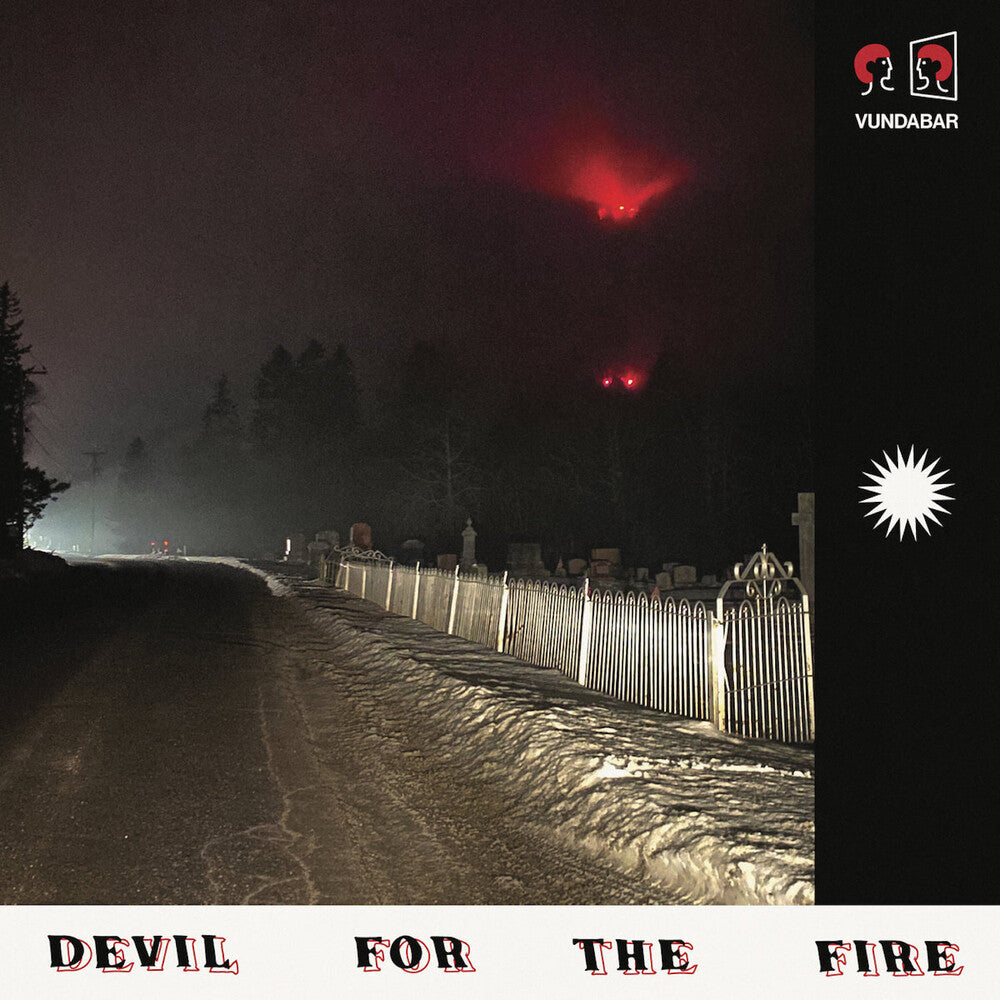 the album cover for Vundabar - Devil For The Fire - Black Cherry [Colored Vinyl] (Red)