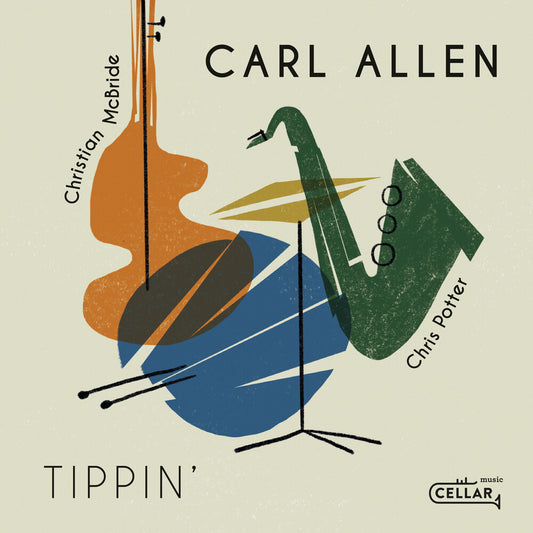 the album cover for Carl Allen - Tippin