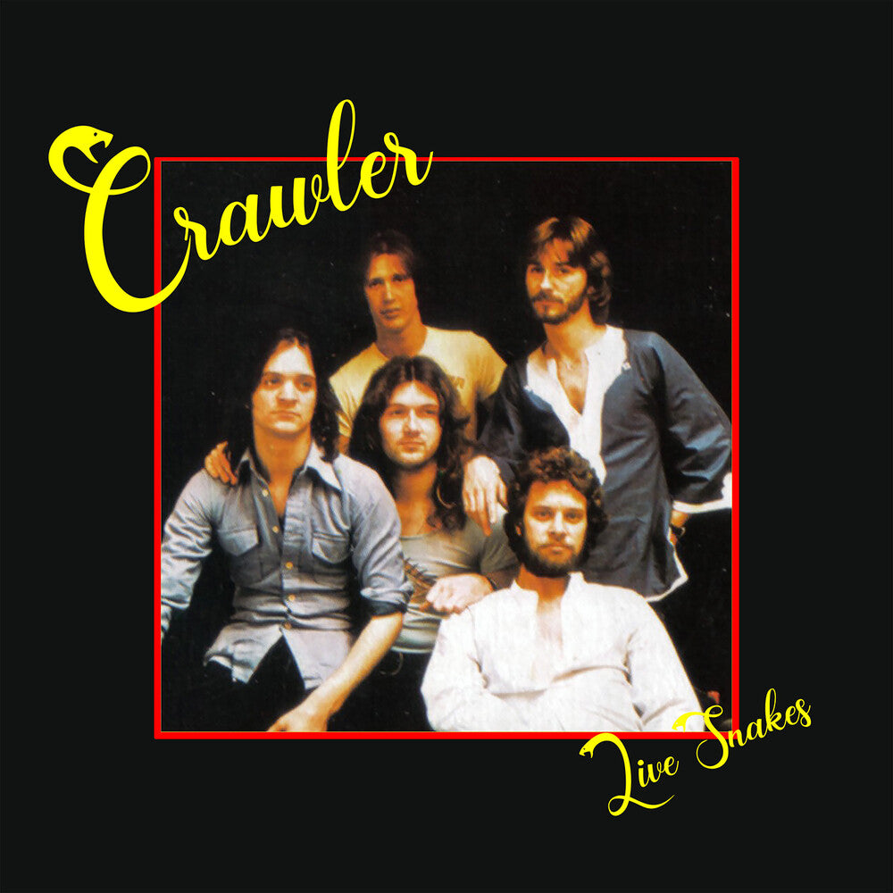 the album cover for Crawler - Live Snakes [Colored Vinyl] (Gate) [Remastered]
