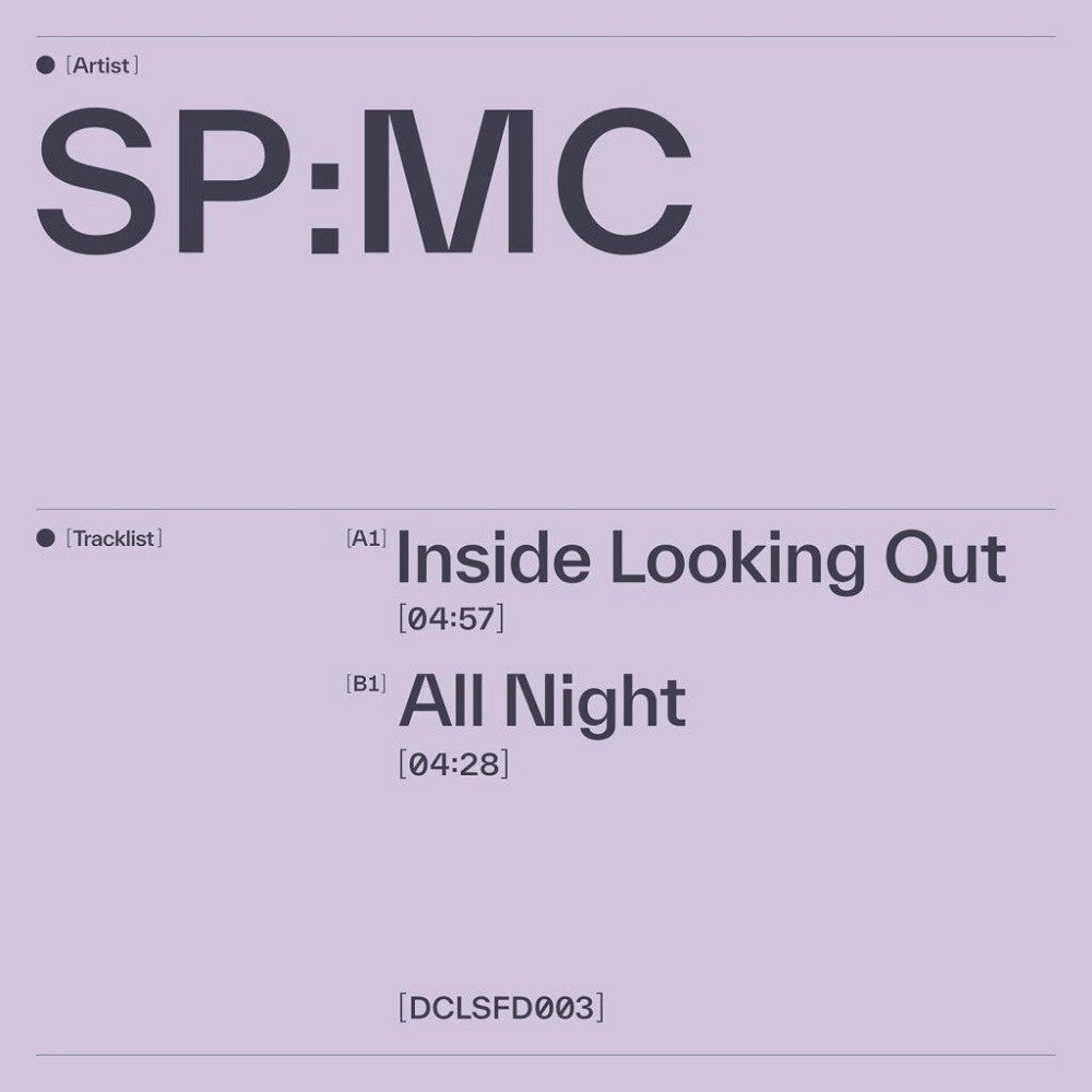the album cover for Sp:Mc - Inside Looking Out