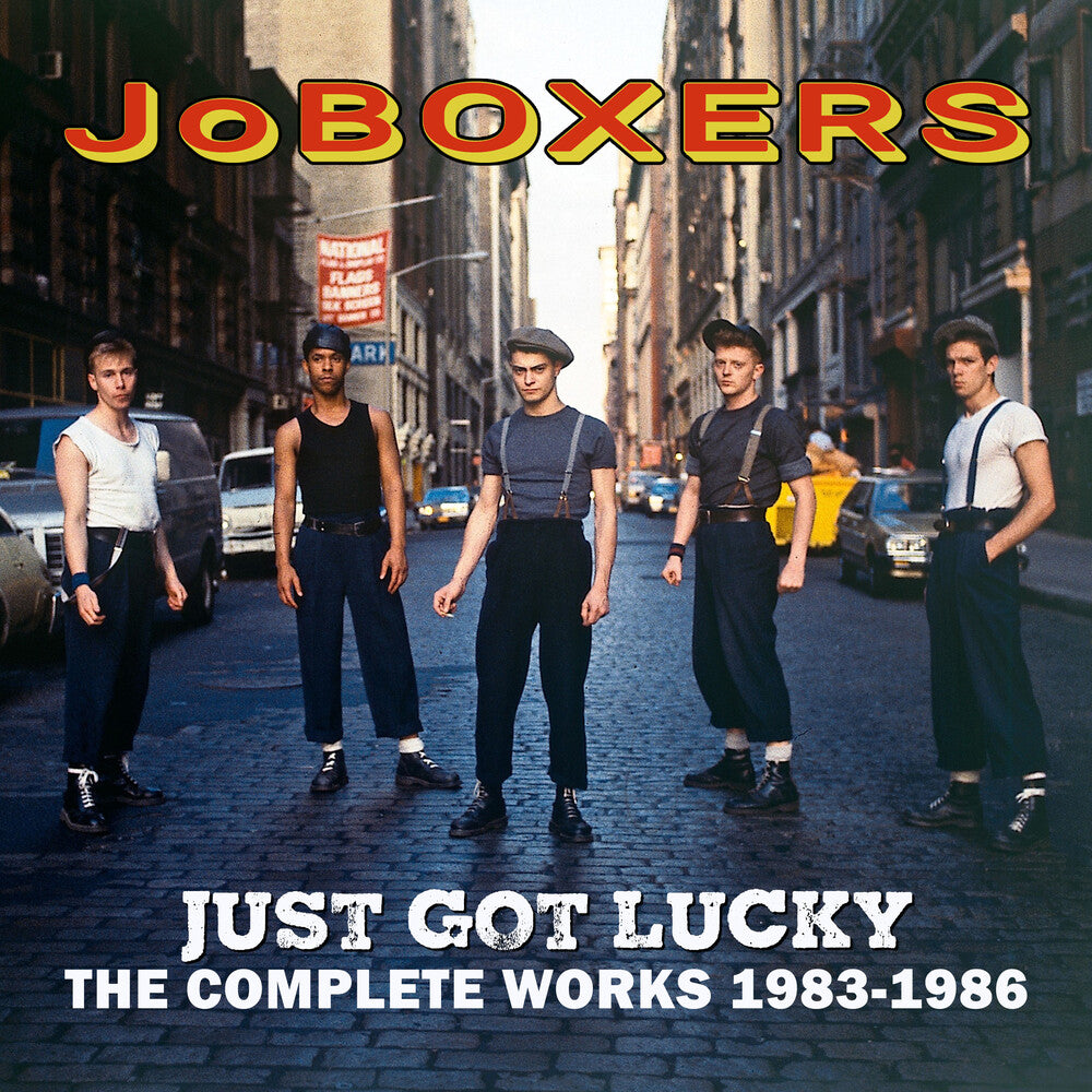 the album cover for JoBoxers - I Just Got Lucky: The Complete Works 1983-1986