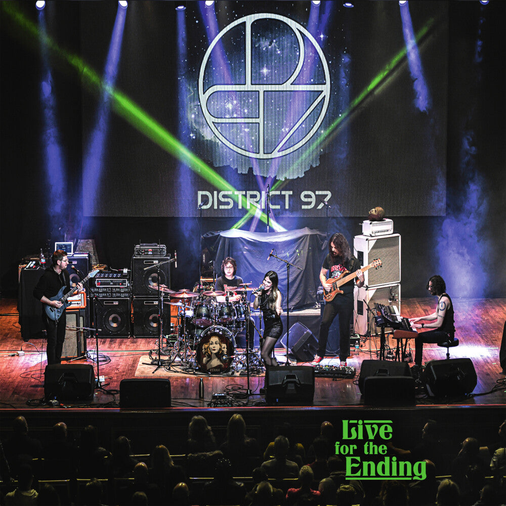 the album cover for District 97 - Live For The Ending (Uk)
