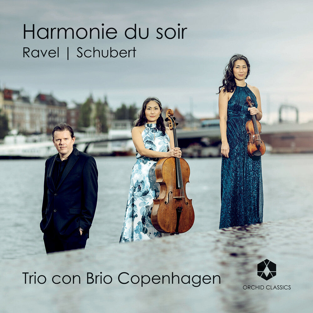 the album cover for Ravel / Schubert / Trio Con Brio Copenhagen - Ravel & Schubert
