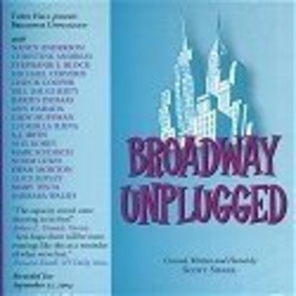 the album cover for Original Cast - Broadway Unplugged