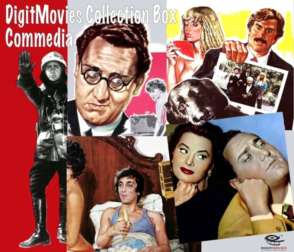 the album cover for Renzo Rossellini  / Umiliani,Piero / Savina,Carlo - Digitmovies Collection Box Commedia (Box)